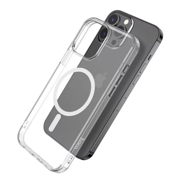 Hoco Magnetic Series Airbag Anti-Fall Protective Shell Чехол с поддержкой MagSafe для iPhone 16 Pro Max — изображение 4
