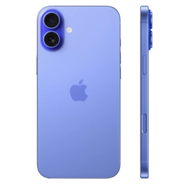 Apple iPhone 16 128 Гб Ультрамарин (Ultramarine) SIM+eSIM — изображение 2